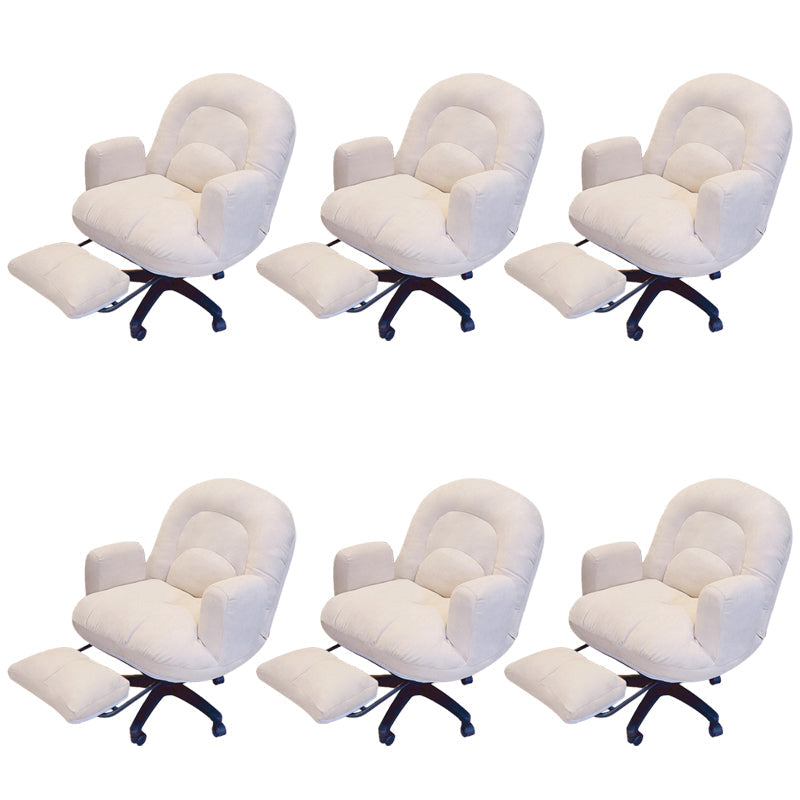 Sedia da ufficio moderna senza braccioless a braccioletta regolabile sedia a scorrimento