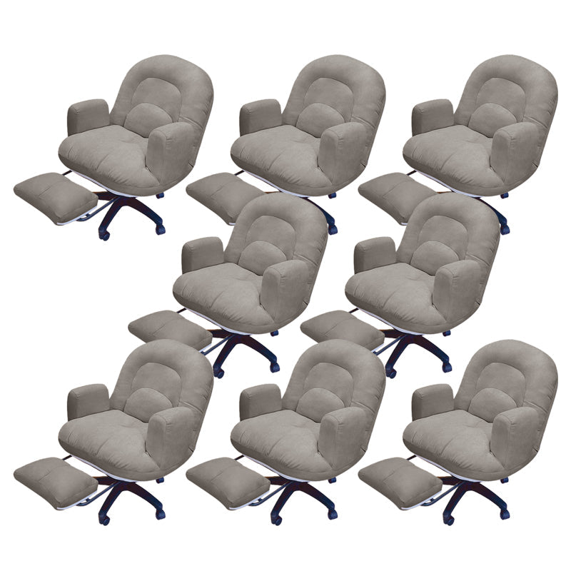 Sedia da ufficio moderna senza braccioless a braccioletta regolabile sedia a scorrimento