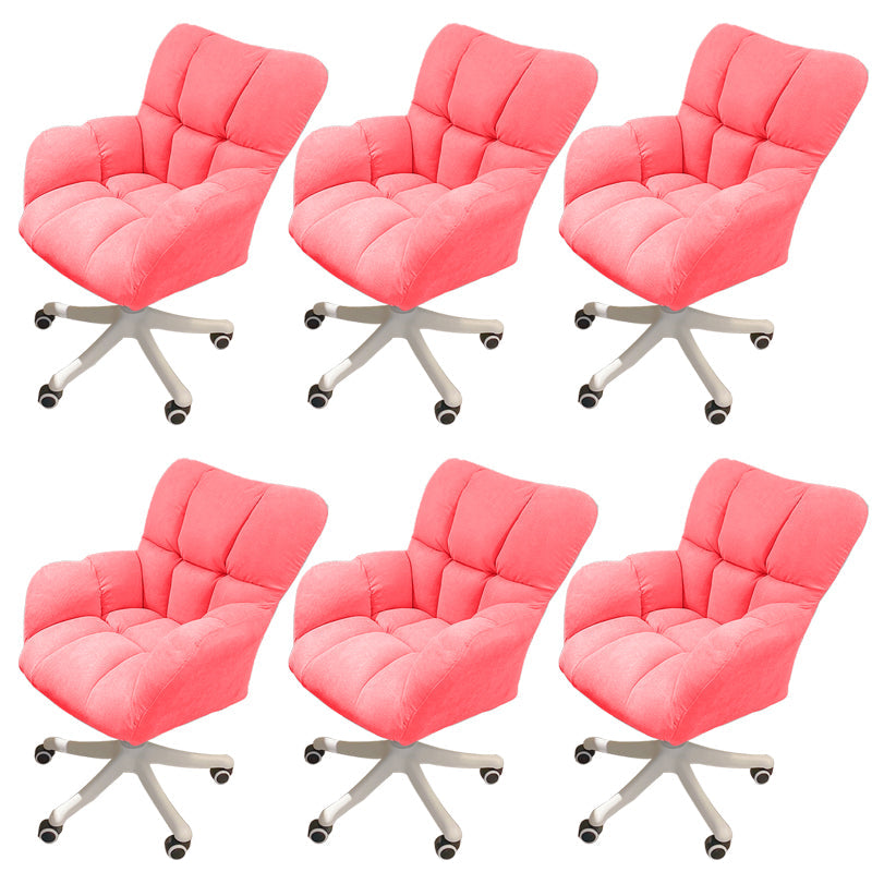 Modern Armless Office Chair Tilt Mechanism Adjustable Seat Height Desk Chair