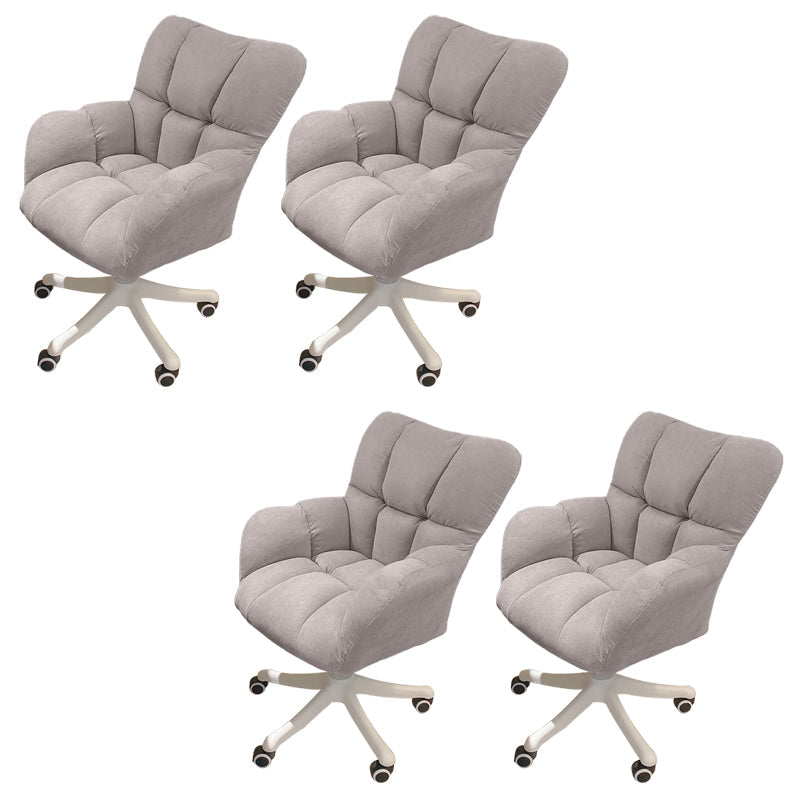 Modern Armless Office Chair Tilt Mechanism Adjustable Seat Height Desk Chair