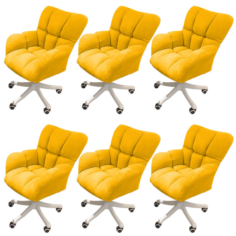 Modern Armless Office Chair Tilt Mechanism Adjustable Seat Height Desk Chair