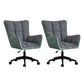 Modern Armless Office Chair Tilt Mechanism Adjustable Seat Height Desk Chair