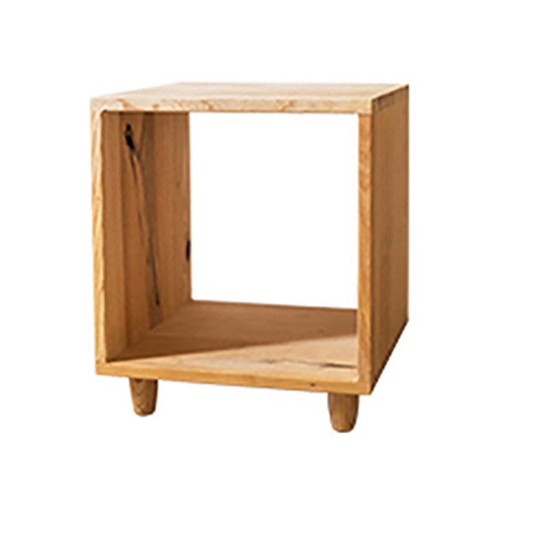Estantería trasera abierta de estilo moderno, estantería de madera maciza para oficina