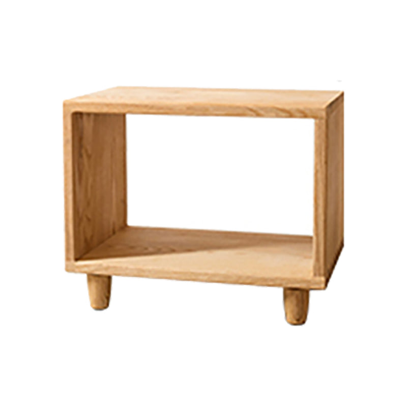 Estantería trasera abierta de estilo moderno, estantería de madera maciza para oficina