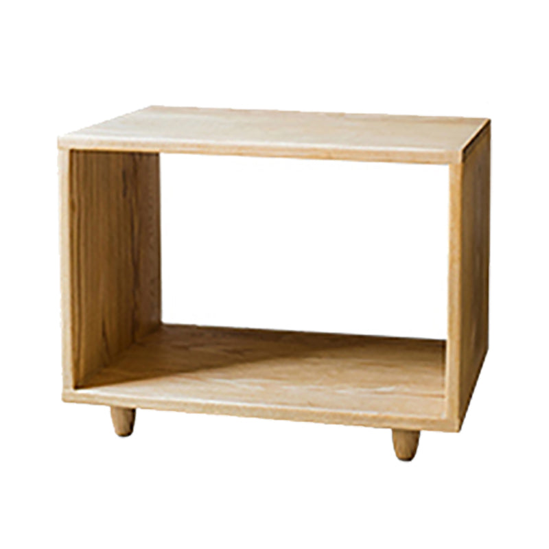 Estantería trasera abierta de estilo moderno, estantería de madera maciza para oficina