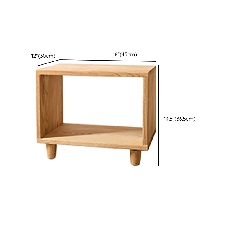 Estantería trasera abierta de estilo moderno, estantería de madera maciza para oficina
