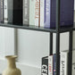 Modern Style Open Back Bookshelf Standard Metal Bookcase with Shelves Clearhalo 'Bookcases' 'furn' 'furn_bookcases' 'Furniture' 'Office Furniture' 7518181