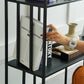 Modern Style Open Back Bookshelf Standard Metal Bookcase with Shelves Clearhalo 'Bookcases' 'furn' 'furn_bookcases' 'Furniture' 'Office Furniture' 7518182