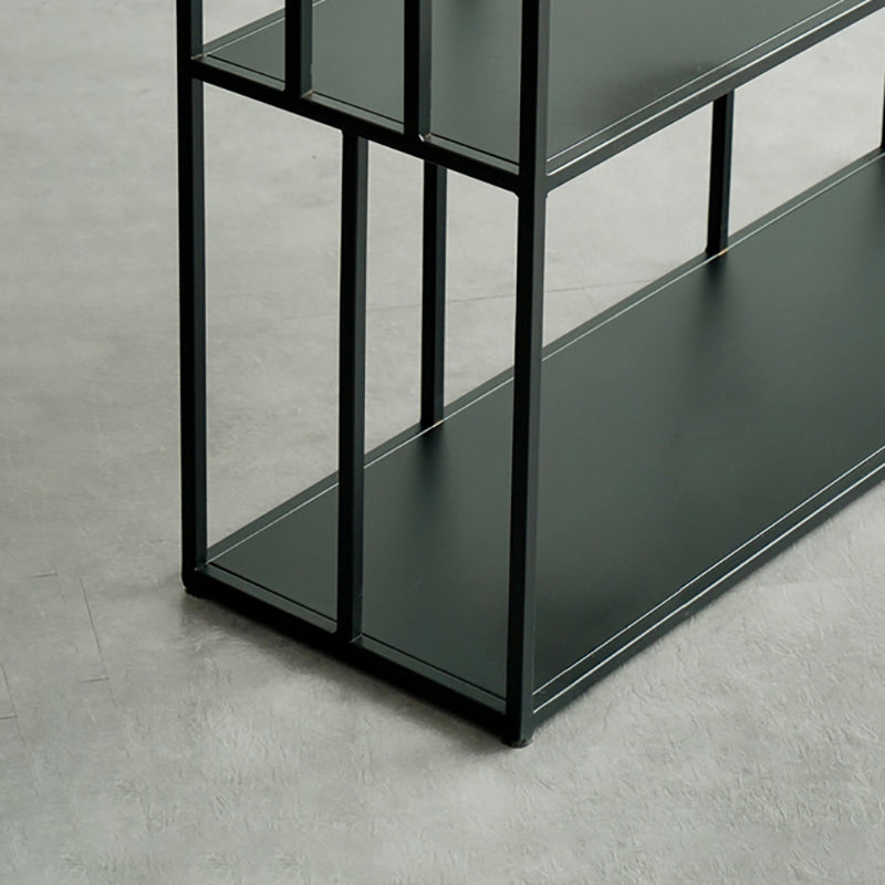 Modern Style Open Back Bookshelf Standard Metal Bookcase with Shelves Clearhalo 'Bookcases' 'furn' 'furn_bookcases' 'Furniture' 'Office Furniture' 7518183
