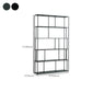 Modern Style Open Back Bookshelf Standard Metal Bookcase with Shelves Clearhalo 'Bookcases' 'furn' 'furn_bookcases' 'Furniture' 'Office Furniture' 7518186