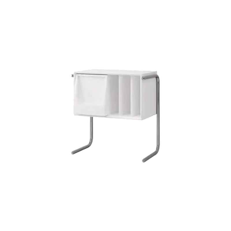 Modern Style Solid Wood Bookshelf Closed Back Bookcase with Doors White Clearhalo 'Bookcases' 'furn' 'furn_bookcases' 'Furniture' 'Office Furniture' 7518190