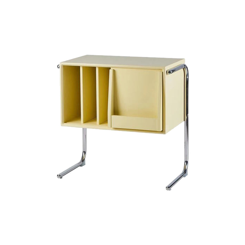 Modern Style Solid Wood Bookshelf Closed Back Bookcase with Doors Beige Clearhalo 'Bookcases' 'furn' 'furn_bookcases' 'Furniture' 'Office Furniture' 7518191