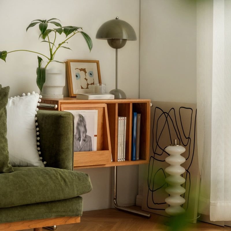 Modern Style Solid Wood Bookshelf Closed Back Bookcase with Doors Clearhalo 'Bookcases' 'furn' 'furn_bookcases' 'Furniture' 'Office Furniture' 7518192