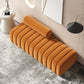 Rectangle Bedroom Seating Bench Modern Backless Bench with Upholstered