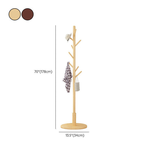 Stand per sala indipendente moderna moderna supporto per sala in legno con gancio