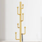 Marble Base Hall Tree Light Luxury Hanger Coat Metal Coat Rack with 6 Hooks Clearhalo 'Entry & Mudroom Furniture' 'furn' 'furn_hall_tree_coat_racks' 'Furniture' 'Hall Trees & Coat Racks' 'hall_tree_coat_racks' 7518298