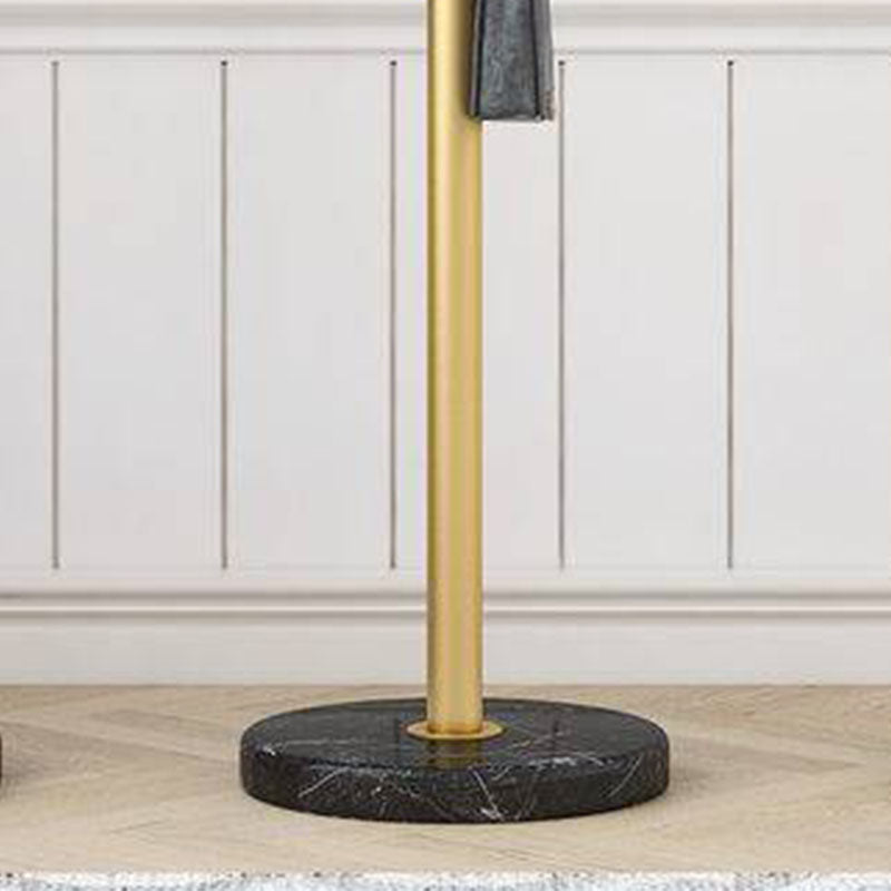 Marble Base Hall Tree Light Luxury Hanger Coat Metal Coat Rack with 6 Hooks Clearhalo 'Entry & Mudroom Furniture' 'furn' 'furn_hall_tree_coat_racks' 'Furniture' 'Hall Trees & Coat Racks' 'hall_tree_coat_racks' 7518301