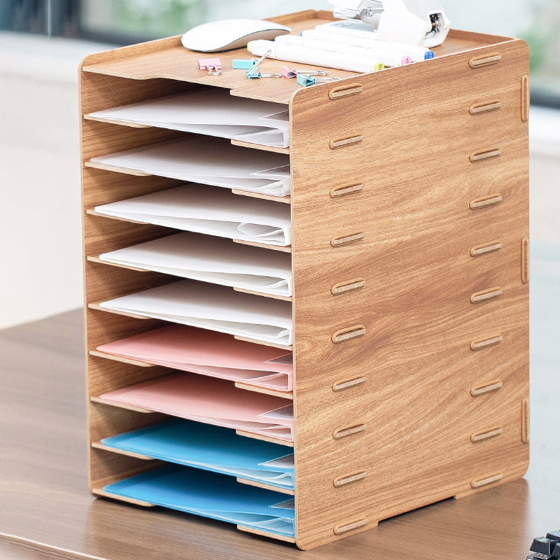Modern Vertical Filing Cabinet Wooden Frame File Cabinet for Office Clearhalo 'Filing Cabinets' 'filling_cabinets' 'furn' 'furn_filling_cabinets' 'Furniture' 'Office Furniture' 7518412