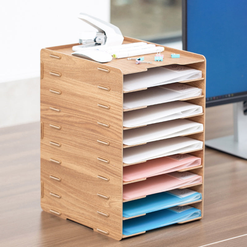 Modern Vertical Filing Cabinet Wooden Frame File Cabinet for Office Clearhalo 'Filing Cabinets' 'filling_cabinets' 'furn' 'furn_filling_cabinets' 'Furniture' 'Office Furniture' 7518425
