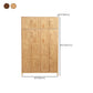 Rubber Wood Wardrobe Cabinet Contemporary Closet Back Hinged Wardrobe