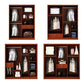 Wooden Sliding Doors Armoire Traditional Home Storage Cabinet Clearhalo 'Armoires & Wardrobes' 'armoires_wardrobes' 'Bedroom Furniture' 'furn' 'furn_armoires_wardrobes' 'Furniture' 7518499