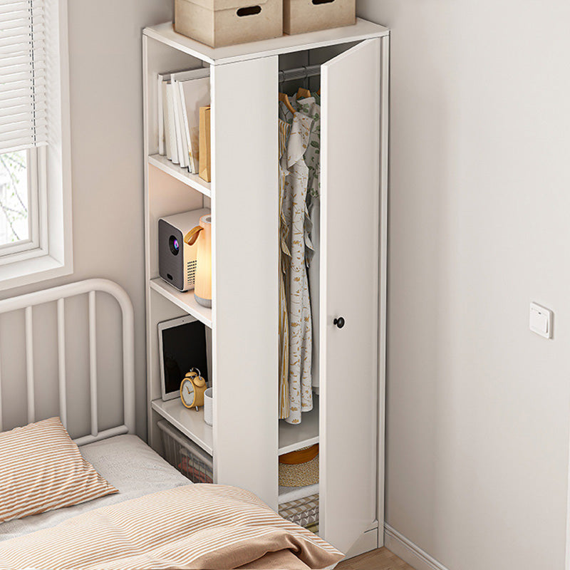 Armadio del guardaroba rettangolare moderno moderno armadio per il guardaroba in legno semplice