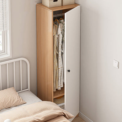Armadio del guardaroba rettangolare moderno moderno armadio per il guardaroba in legno semplice