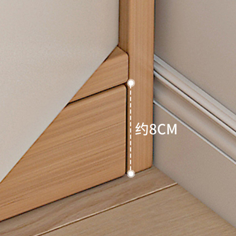 Armadio del guardaroba rettangolare moderno moderno armadio per il guardaroba in legno semplice