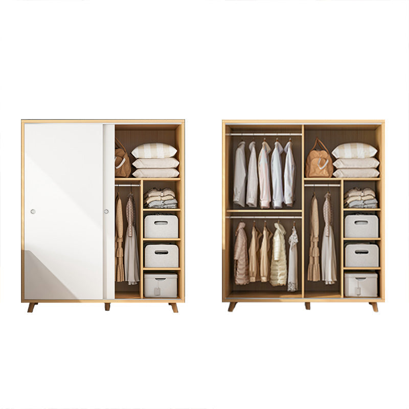 Armario rectangular Gabinete Moderno Minimalista Armario de madera Armario