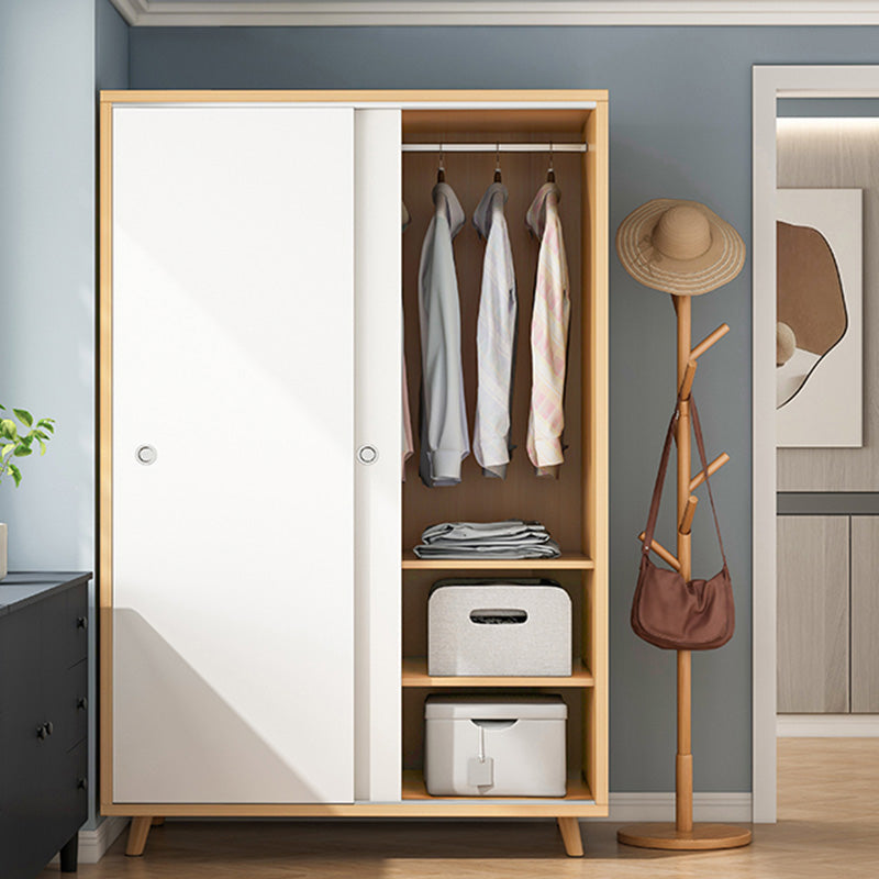 Armario rectangular Gabinete Moderno Minimalista Armario de madera Armario