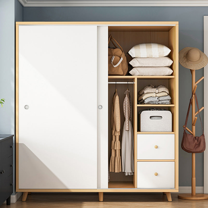 Armario rectangular Gabinete Moderno Minimalista Armario de madera Armario