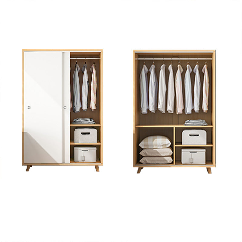 Armario rectangular Gabinete Moderno Minimalista Armario de madera Armario