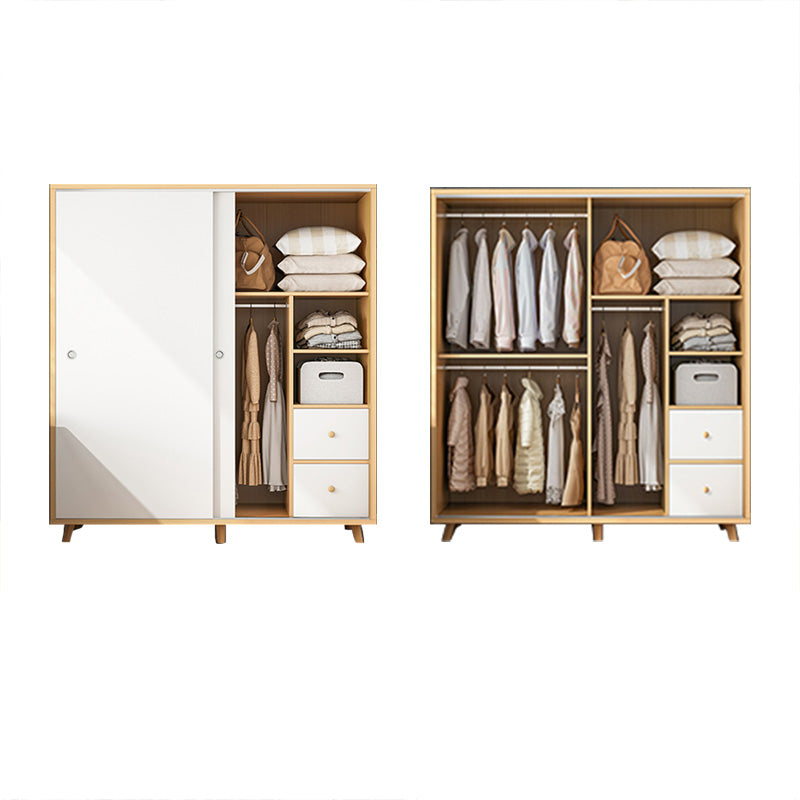 Armario rectangular Gabinete Moderno Minimalista Armario de madera Armario