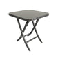 Modern Square Glass Desktop Collapsible Dining Table Metal Legs for Dining Room Clearhalo 'Dining Tables & Seating' 'Dining Tables' 'dining_table' 'furn' 'furn_dining_table' 'Furniture' 'Kitchen & Dining Furniture' 7519395