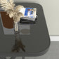Modern Square Glass Desktop Collapsible Dining Table Metal Legs for Dining Room Clearhalo 'Dining Tables & Seating' 'Dining Tables' 'dining_table' 'furn' 'furn_dining_table' 'Furniture' 'Kitchen & Dining Furniture' 7519396