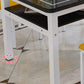 Modern Tempered Glass Desktop Rectangle Dining Table for Dining Room Clearhalo 'Dining Tables & Seating' 'Dining Tables' 'dining_table' 'furn' 'furn_dining_table' 'Furniture' 'Kitchen & Dining Furniture' 7519463
