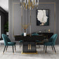 Modern Simple Collapsible Round Glass Desktop Dining Table with Lockers for Dining Room Clearhalo 'Dining Tables & Seating' 'Dining Tables' 'dining_table' 'furn' 'furn_dining_table' 'Furniture' 'Kitchen & Dining Furniture' 7519573