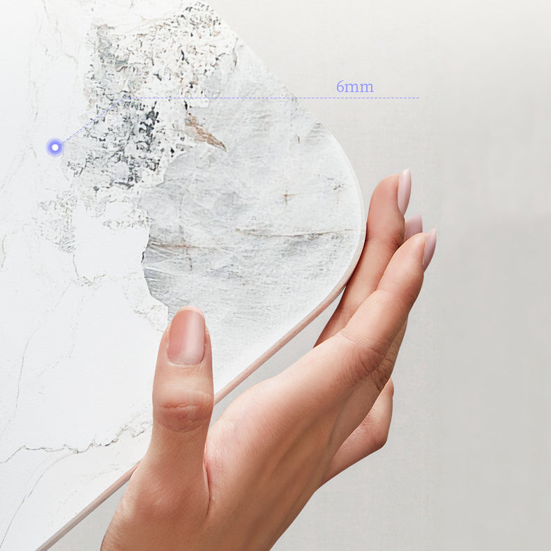 Hochglänzender weißer Stein -Esstisch Set für das Haus 02.01.5.