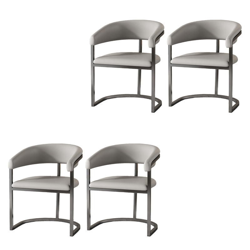 Moderne Armlehre im Rückenlehne Kissenstuhl mit Metallbasis für Wohnzimmer