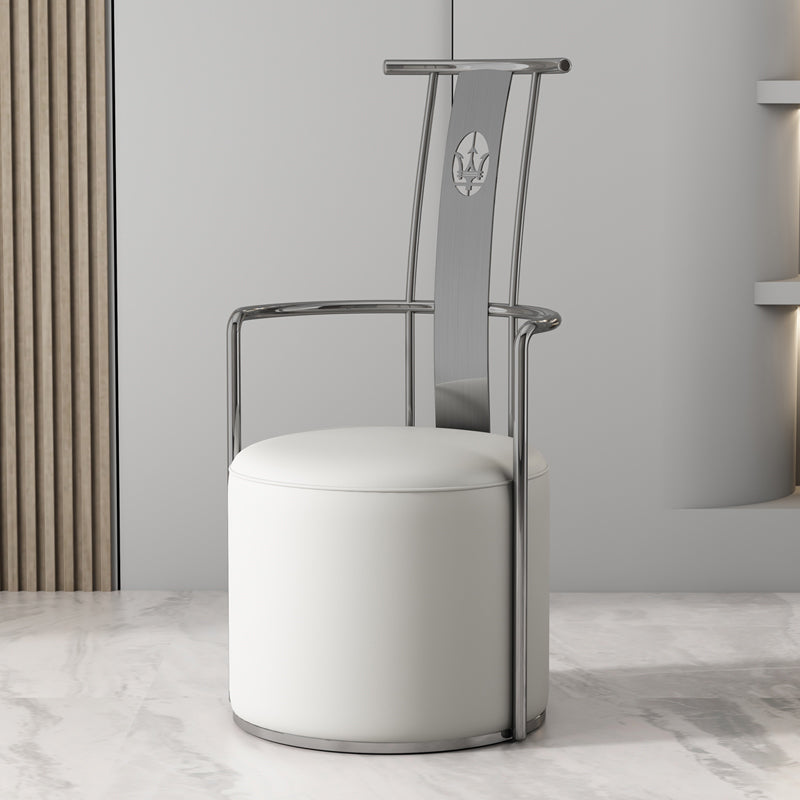 Moderne Armlehre im Rückenlehne Kissenstuhl mit Metallbasis für Wohnzimmer