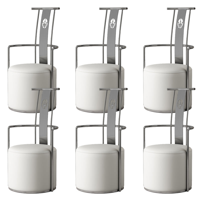 Moderne Armlehre im Rückenlehne Kissenstuhl mit Metallbasis für Wohnzimmer