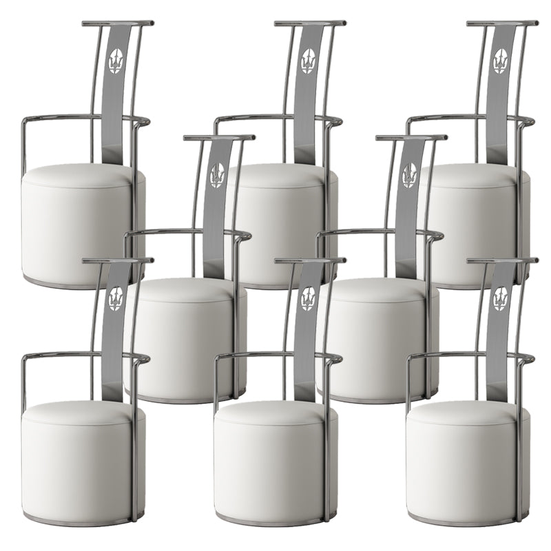 Moderne Armlehre im Rückenlehne Kissenstuhl mit Metallbasis für Wohnzimmer