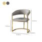Moderne Armlehre im Rückenlehne Kissenstuhl mit Metallbasis für Wohnzimmer