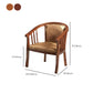 Modern Simple Arm Chair Wooden Base Upholstered Guest Chair for Dining Room Clearhalo 'Dining Chairs' 'Dining Tables & Seating' 'dining_chair' 'furn' 'furn_dining_chair' 'Furniture' 'Kitchen & Dining Furniture' 7519779