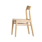 Silla lateral contemporánea de madera silla de comedor de madera para el hogar