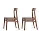 Silla lateral contemporánea de madera silla de comedor de madera para el hogar