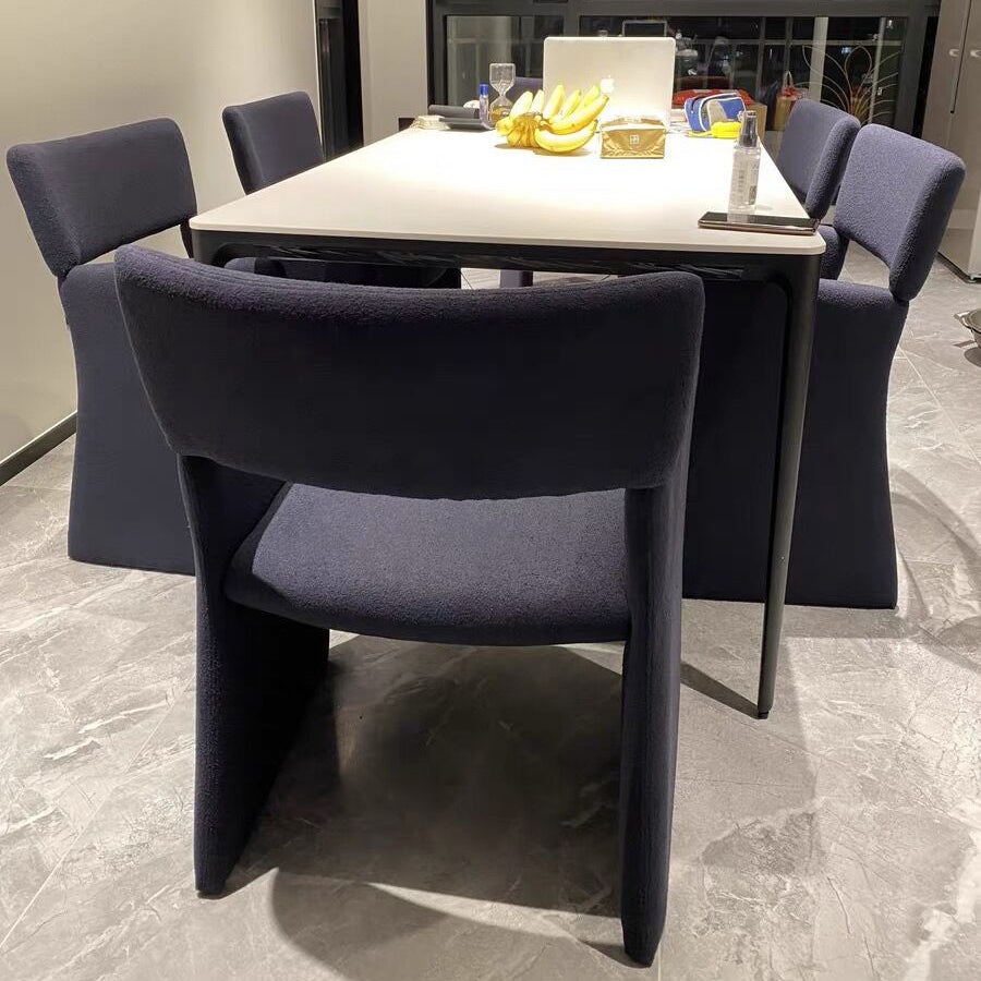 Silla de brazo de estilo contemporáneo de madera de madera de acento de comedor de madera para la cocina