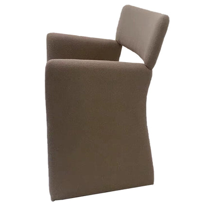 Silla de brazo de estilo contemporáneo de madera de madera de acento de comedor de madera para la cocina