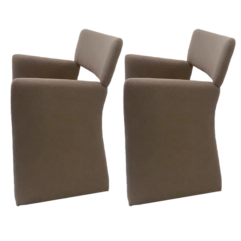 Silla de brazo de estilo contemporáneo de madera de madera de acento de comedor de madera para la cocina