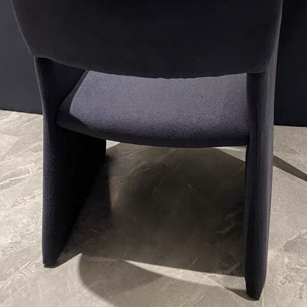 Silla de brazo de estilo contemporáneo de madera de madera de acento de comedor de madera para la cocina